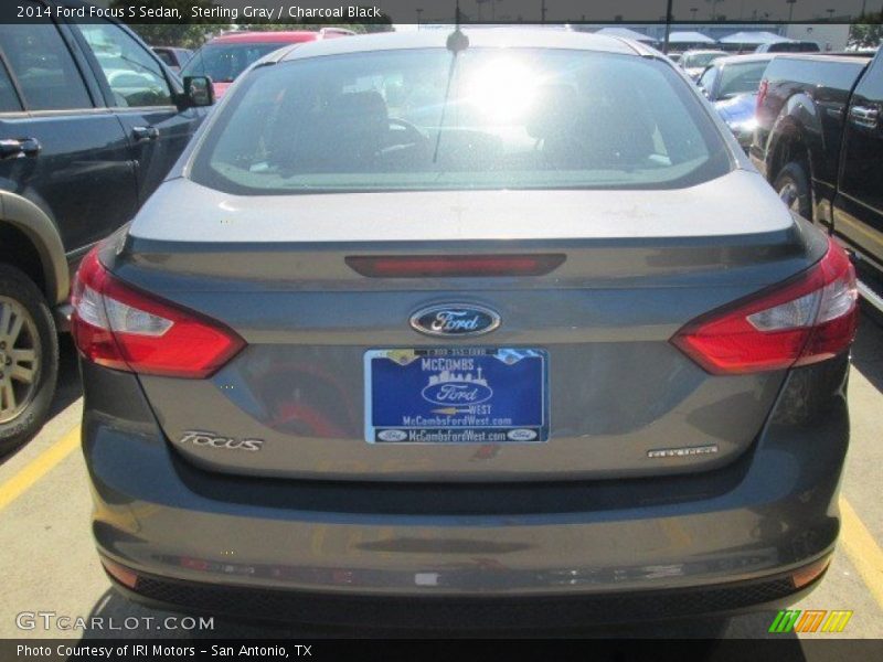 Sterling Gray / Charcoal Black 2014 Ford Focus S Sedan