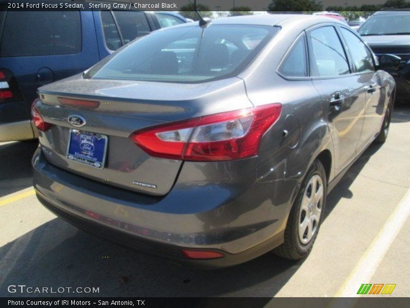 Sterling Gray / Charcoal Black 2014 Ford Focus S Sedan