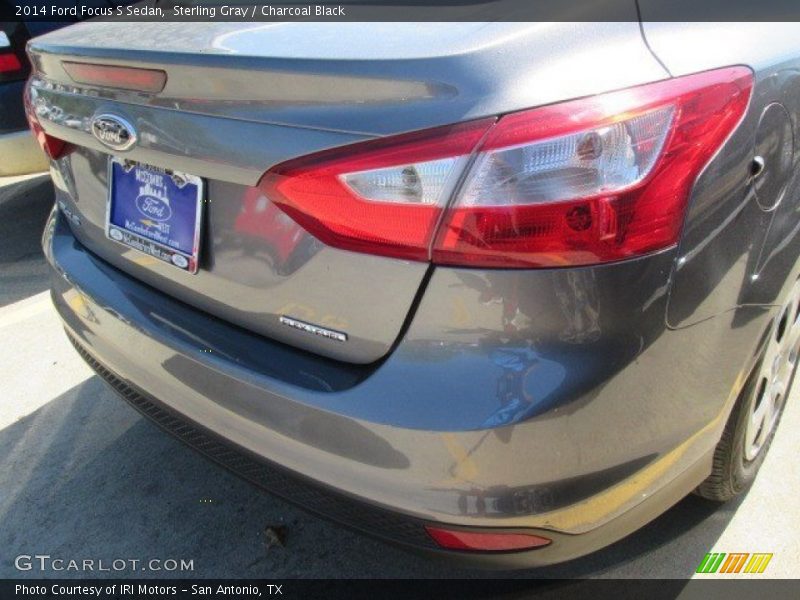 Sterling Gray / Charcoal Black 2014 Ford Focus S Sedan