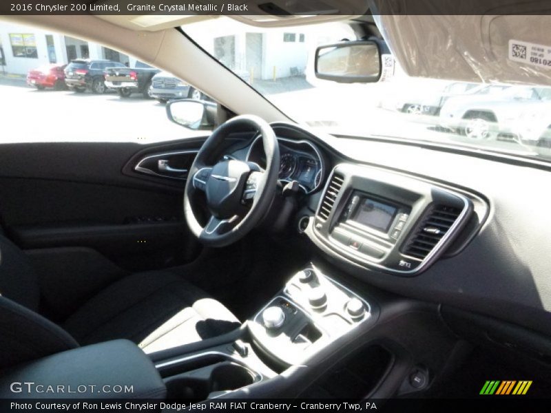 Granite Crystal Metallic / Black 2016 Chrysler 200 Limited