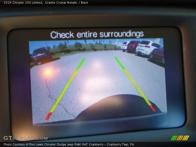 Granite Crystal Metallic / Black 2016 Chrysler 200 Limited