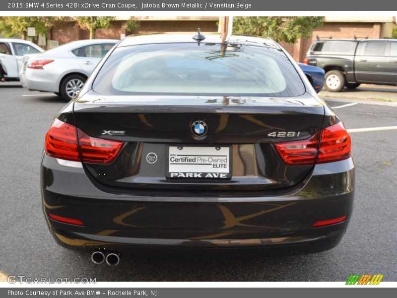 Jatoba Brown Metallic / Venetian Beige 2015 BMW 4 Series 428i xDrive Gran Coupe