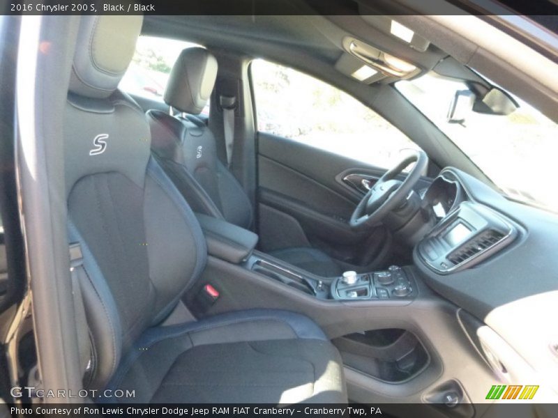 Black / Black 2016 Chrysler 200 S