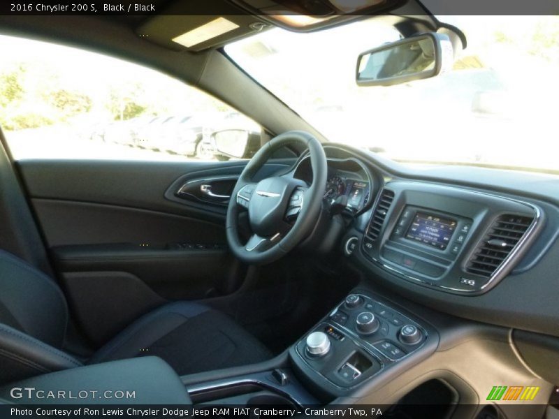 Black / Black 2016 Chrysler 200 S