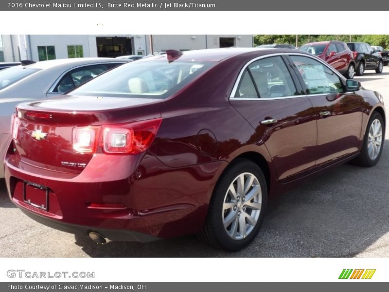 Butte Red Metallic / Jet Black/Titanium 2016 Chevrolet Malibu Limited LS