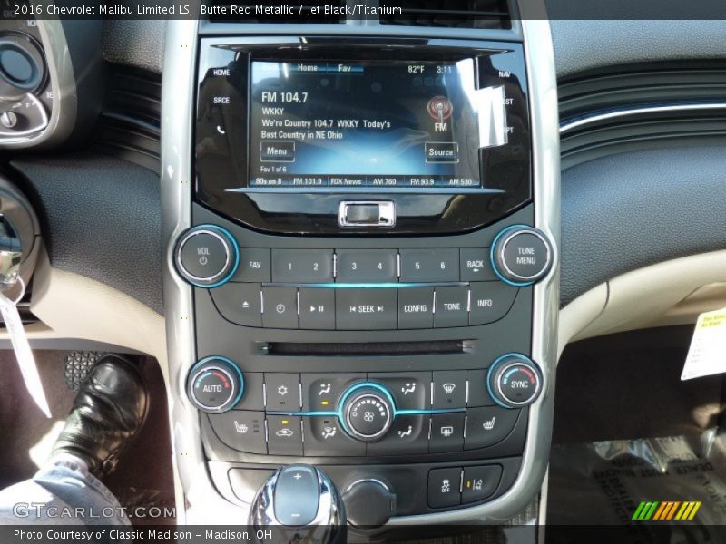 Butte Red Metallic / Jet Black/Titanium 2016 Chevrolet Malibu Limited LS