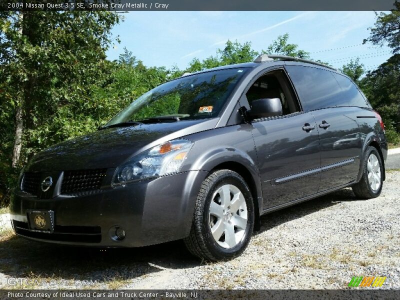 Smoke Gray Metallic / Gray 2004 Nissan Quest 3.5 SE