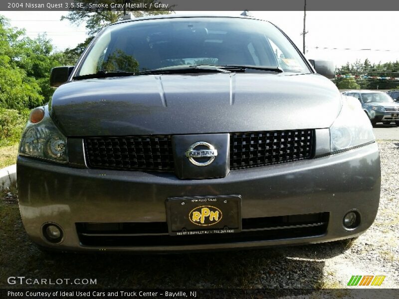 Smoke Gray Metallic / Gray 2004 Nissan Quest 3.5 SE