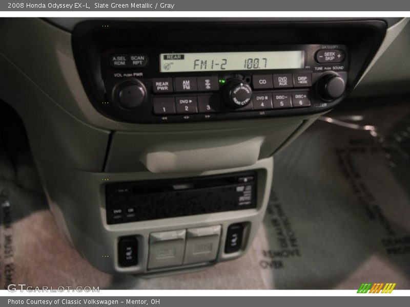 Slate Green Metallic / Gray 2008 Honda Odyssey EX-L