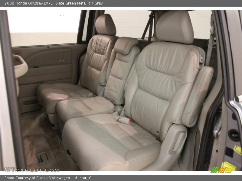Slate Green Metallic / Gray 2008 Honda Odyssey EX-L