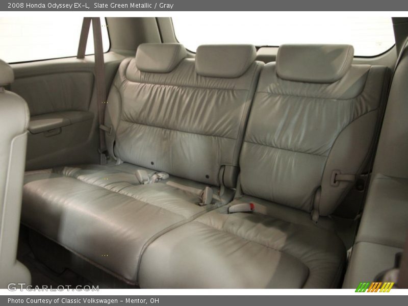 Slate Green Metallic / Gray 2008 Honda Odyssey EX-L