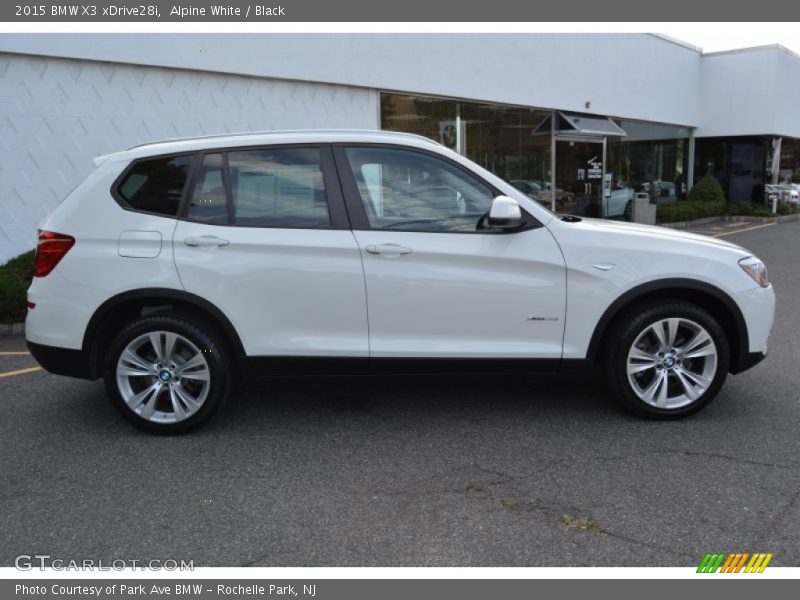 Alpine White / Black 2015 BMW X3 xDrive28i