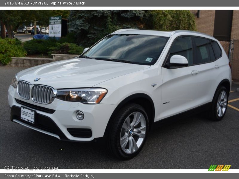 Alpine White / Black 2015 BMW X3 xDrive28i