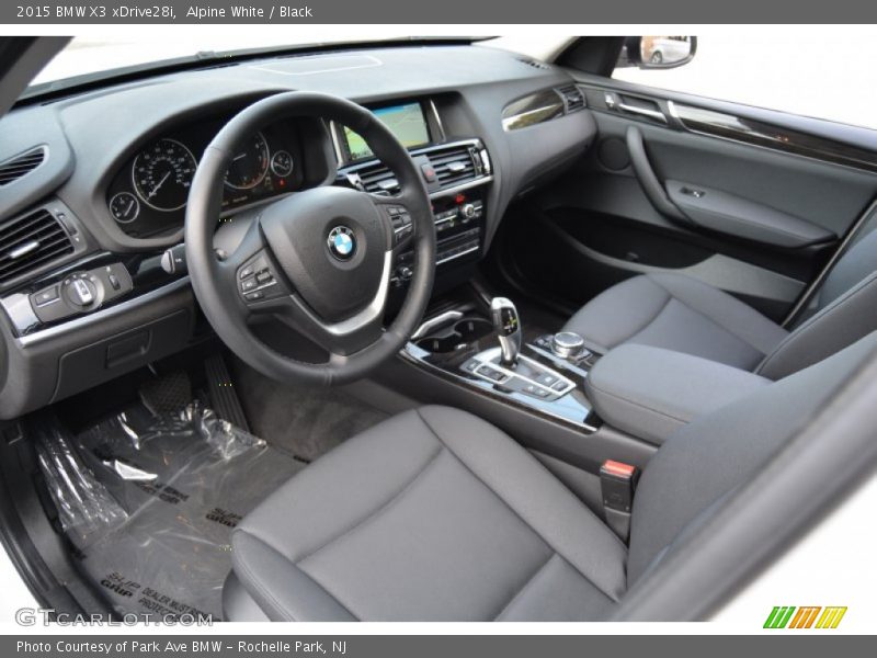 Alpine White / Black 2015 BMW X3 xDrive28i