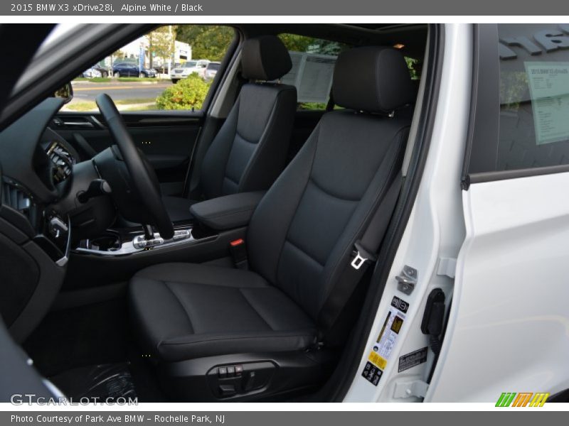 Alpine White / Black 2015 BMW X3 xDrive28i