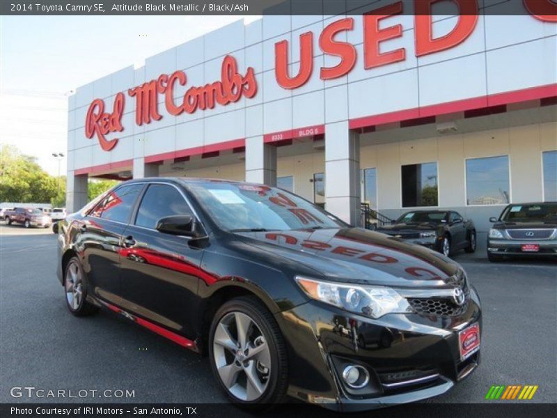Attitude Black Metallic / Black/Ash 2014 Toyota Camry SE
