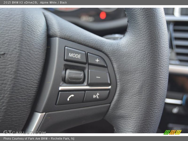 Alpine White / Black 2015 BMW X3 xDrive28i