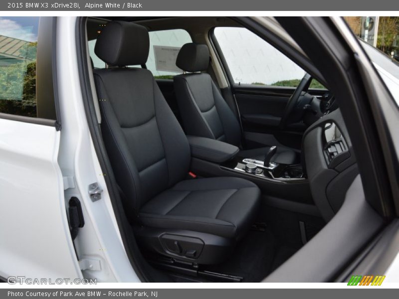 Alpine White / Black 2015 BMW X3 xDrive28i