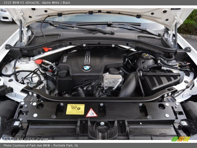 Alpine White / Black 2015 BMW X3 xDrive28i