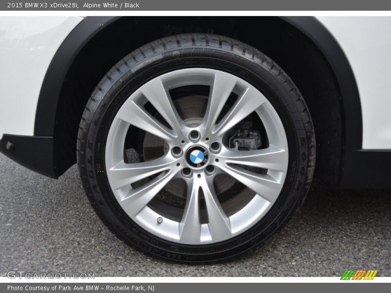 Alpine White / Black 2015 BMW X3 xDrive28i