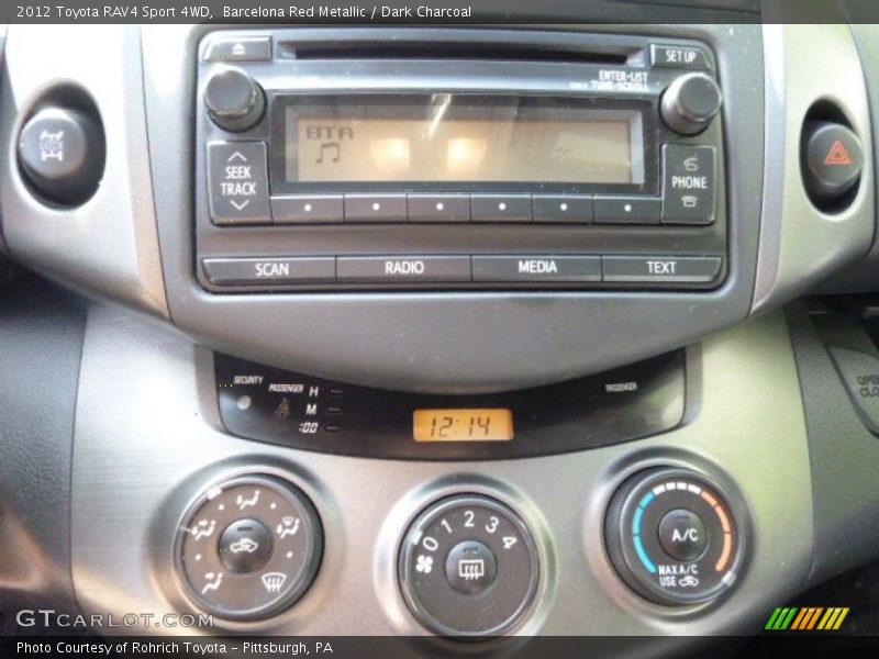 Barcelona Red Metallic / Dark Charcoal 2012 Toyota RAV4 Sport 4WD