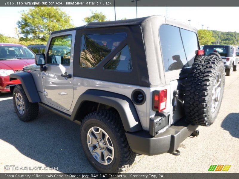 Billet Silver Metallic / Black 2016 Jeep Wrangler Rubicon 4x4