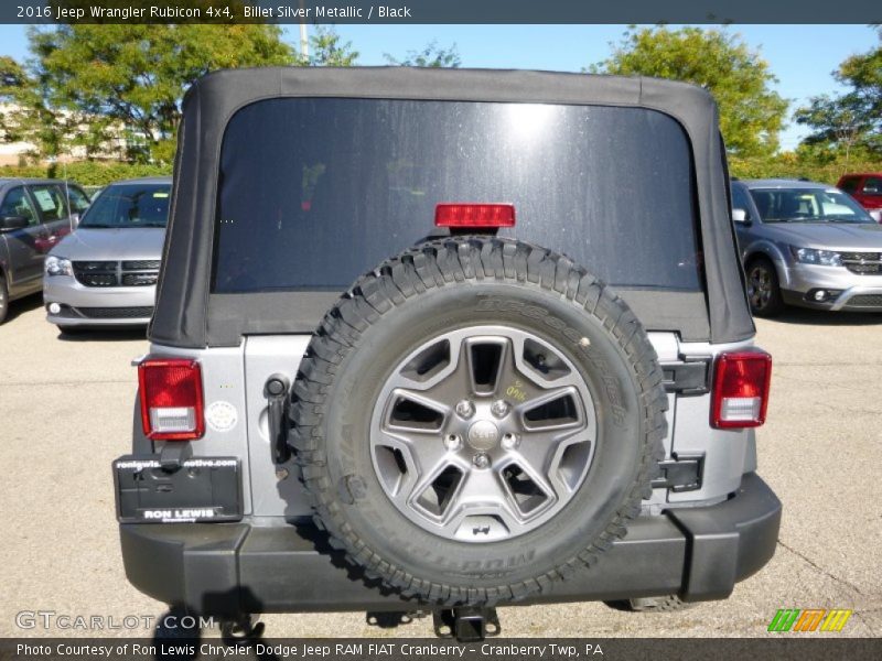 Billet Silver Metallic / Black 2016 Jeep Wrangler Rubicon 4x4
