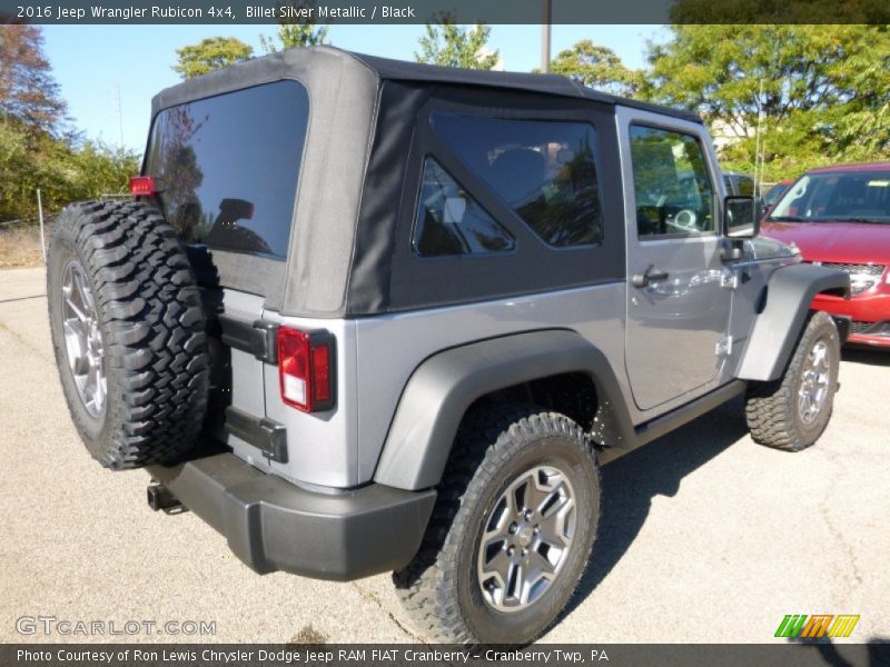 Billet Silver Metallic / Black 2016 Jeep Wrangler Rubicon 4x4