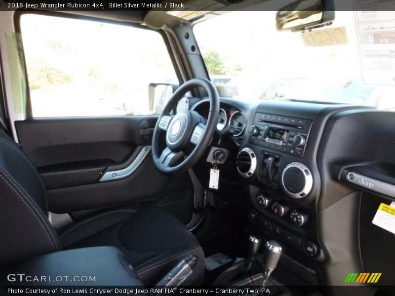 Billet Silver Metallic / Black 2016 Jeep Wrangler Rubicon 4x4