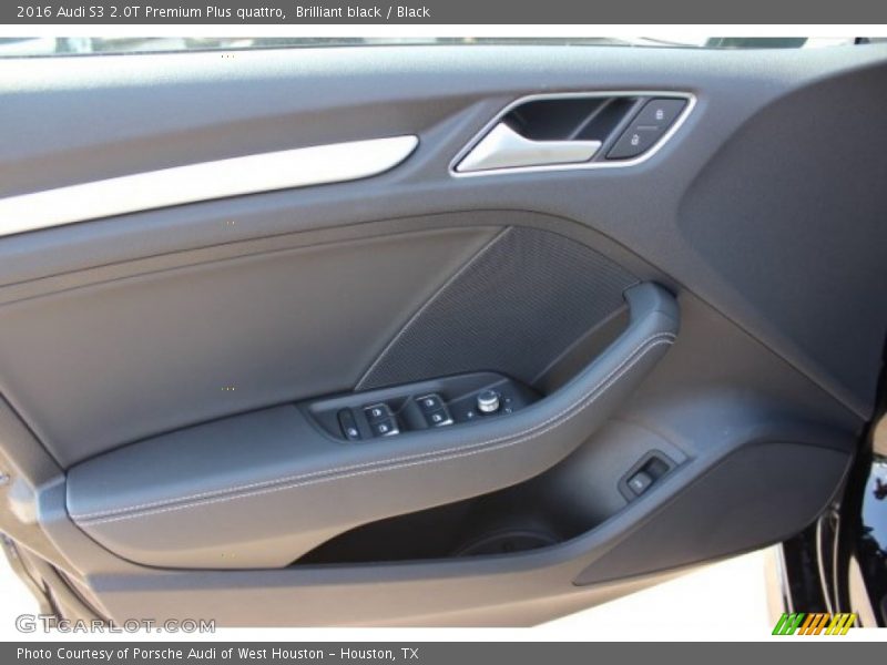 Brilliant black / Black 2016 Audi S3 2.0T Premium Plus quattro