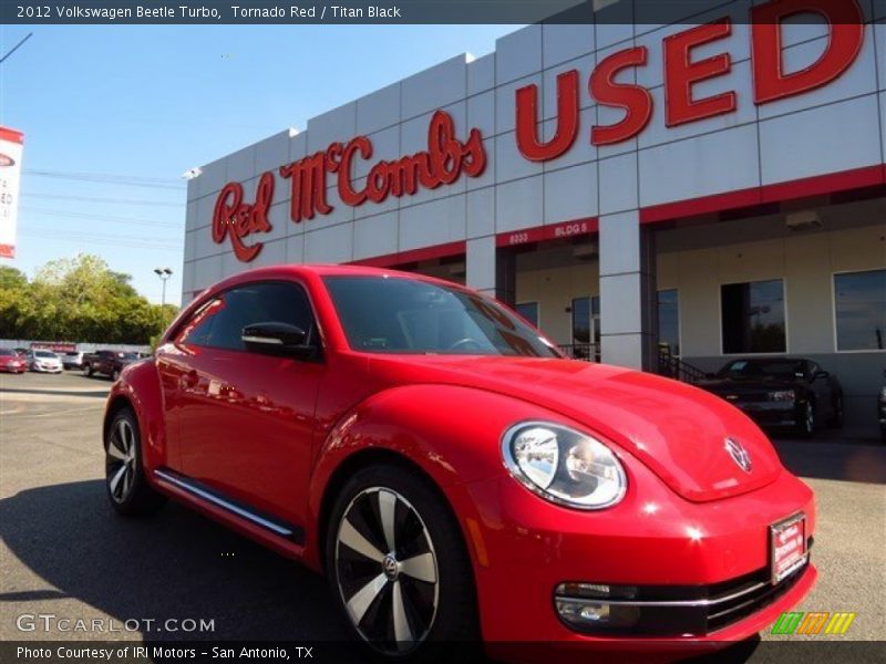 Tornado Red / Titan Black 2012 Volkswagen Beetle Turbo