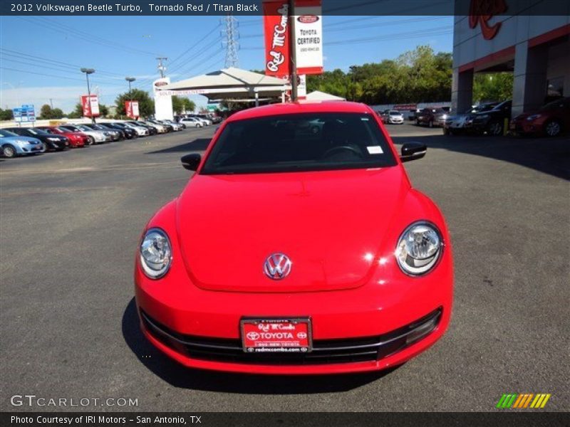 Tornado Red / Titan Black 2012 Volkswagen Beetle Turbo