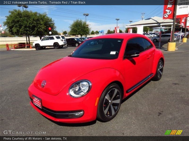 Tornado Red / Titan Black 2012 Volkswagen Beetle Turbo