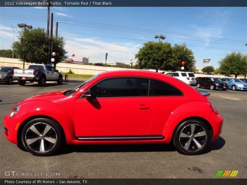 Tornado Red / Titan Black 2012 Volkswagen Beetle Turbo