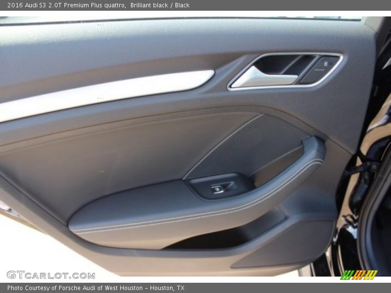 Brilliant black / Black 2016 Audi S3 2.0T Premium Plus quattro