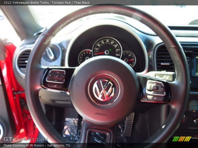 Tornado Red / Titan Black 2012 Volkswagen Beetle Turbo