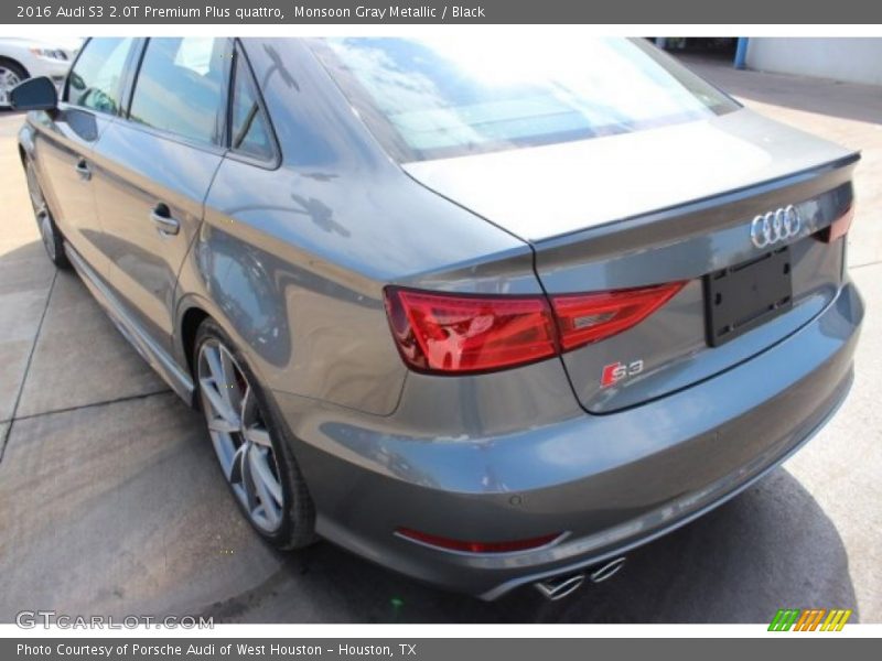 Monsoon Gray Metallic / Black 2016 Audi S3 2.0T Premium Plus quattro