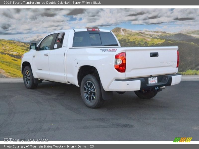 Super White / Black 2016 Toyota Tundra Limited Double Cab 4x4