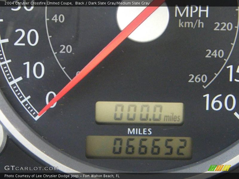 Black / Dark Slate Gray/Medium Slate Gray 2004 Chrysler Crossfire Limited Coupe