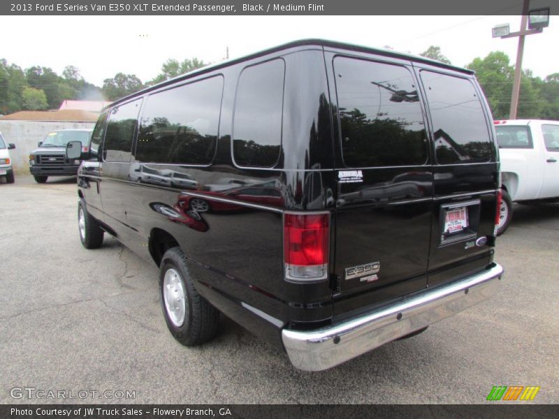 Black / Medium Flint 2013 Ford E Series Van E350 XLT Extended Passenger