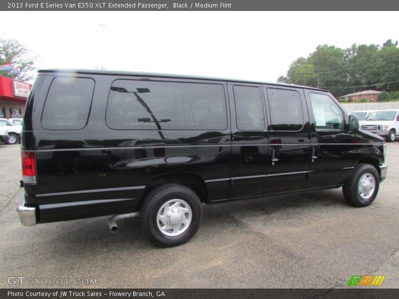 Black / Medium Flint 2013 Ford E Series Van E350 XLT Extended Passenger