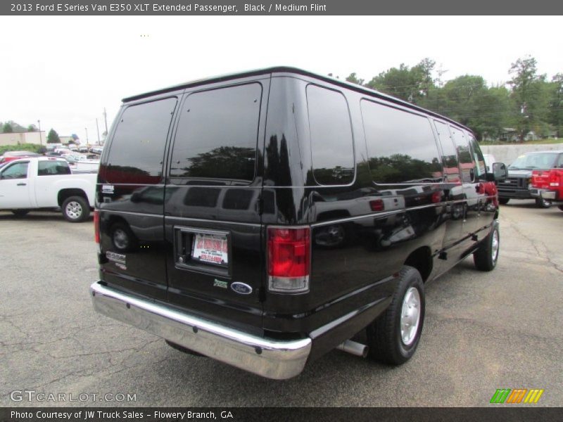 Black / Medium Flint 2013 Ford E Series Van E350 XLT Extended Passenger