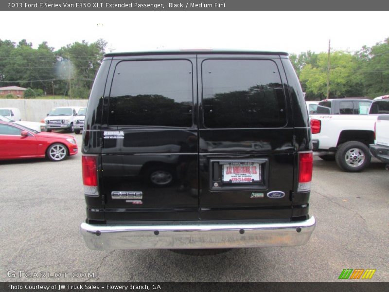 Black / Medium Flint 2013 Ford E Series Van E350 XLT Extended Passenger