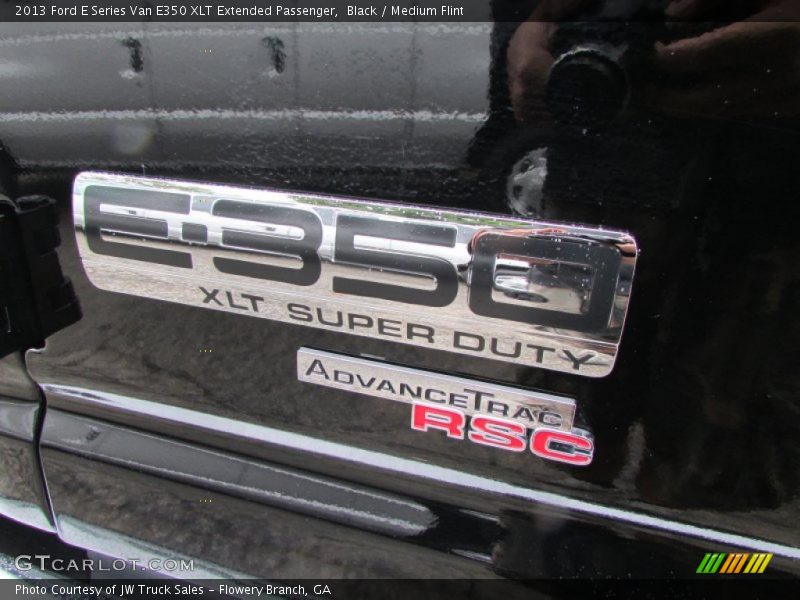 Black / Medium Flint 2013 Ford E Series Van E350 XLT Extended Passenger