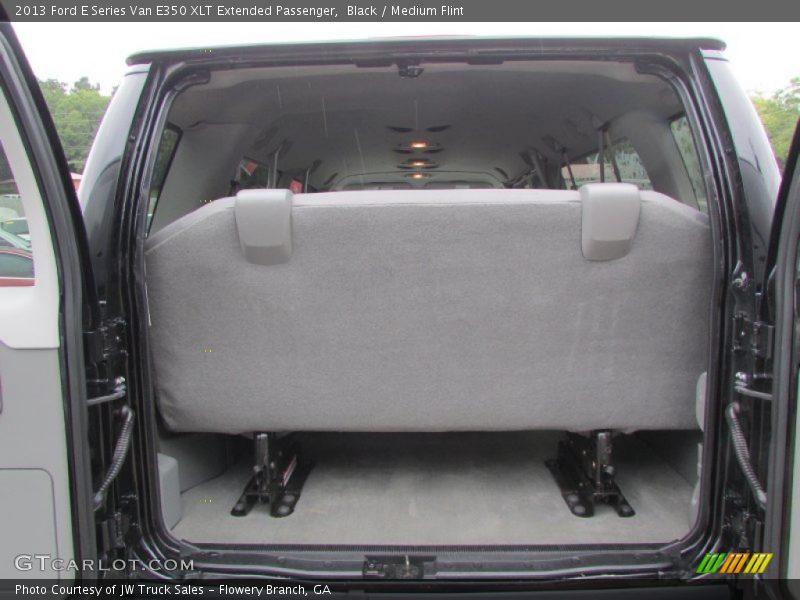 Black / Medium Flint 2013 Ford E Series Van E350 XLT Extended Passenger