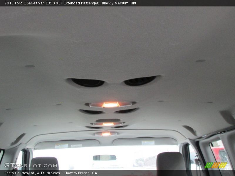 Black / Medium Flint 2013 Ford E Series Van E350 XLT Extended Passenger