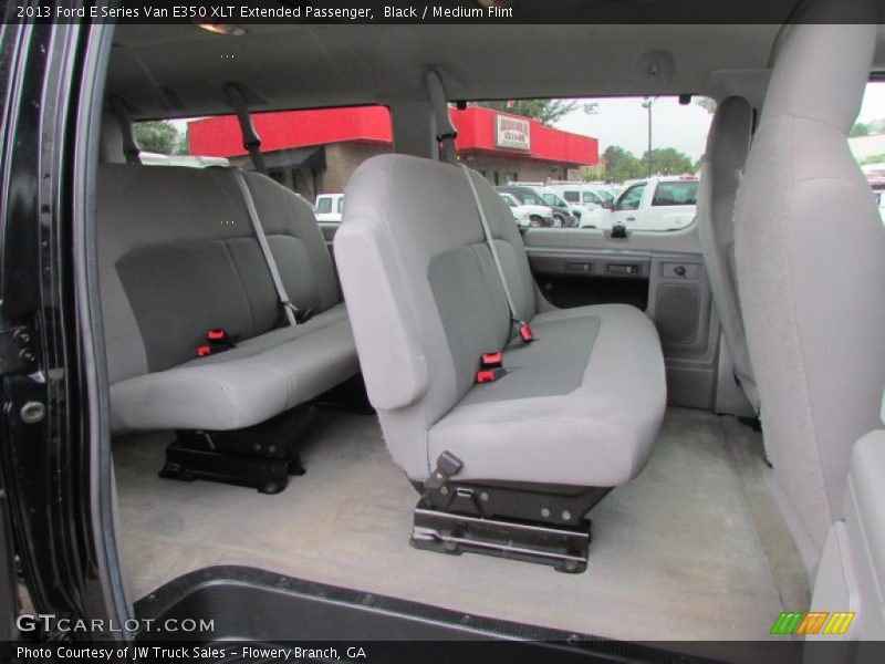 Black / Medium Flint 2013 Ford E Series Van E350 XLT Extended Passenger