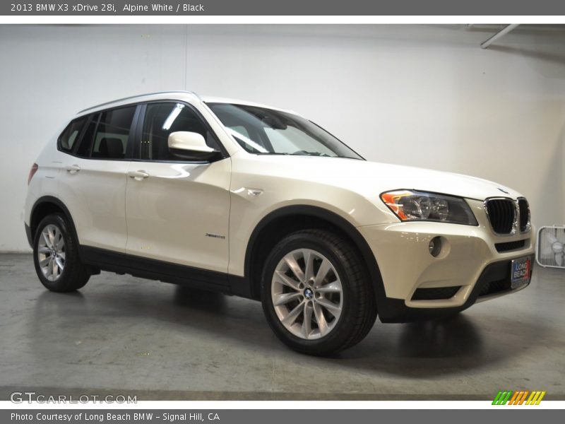 Alpine White / Black 2013 BMW X3 xDrive 28i