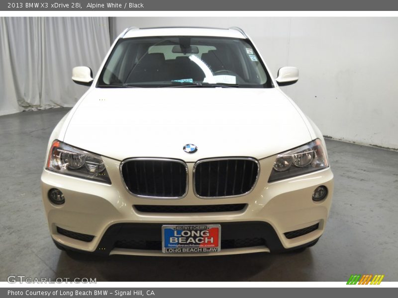 Alpine White / Black 2013 BMW X3 xDrive 28i
