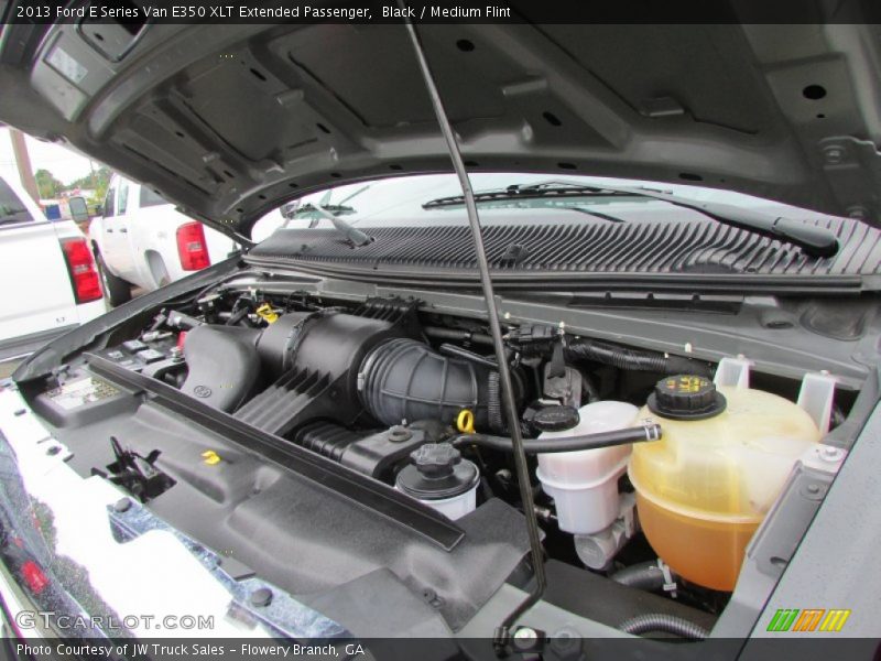 Black / Medium Flint 2013 Ford E Series Van E350 XLT Extended Passenger